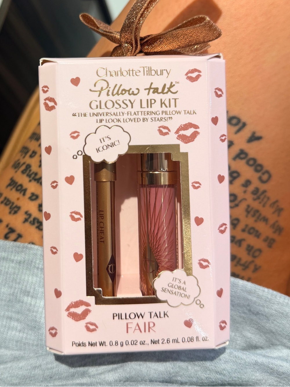 Charlotte Tilbury Pillow Talk Glossy Lip Kit — Fair